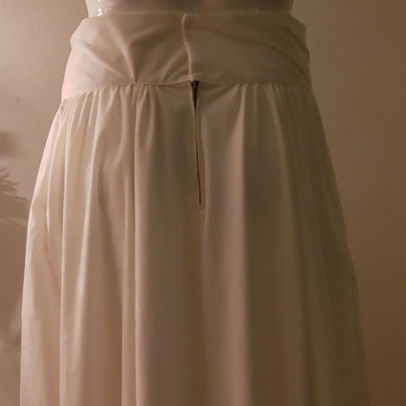 White Plus size maxi skirt - Picture 5 of 5